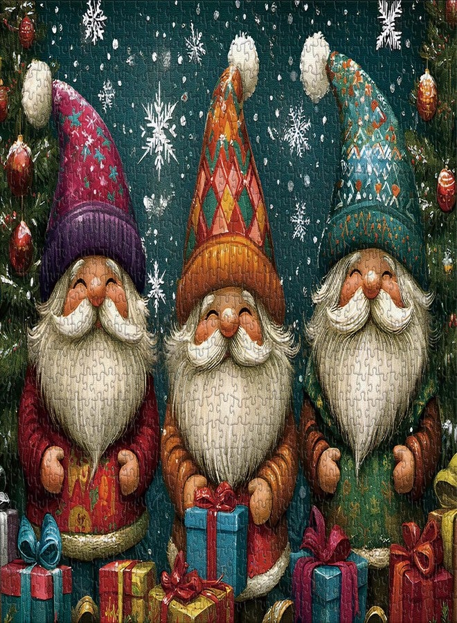 Cafly Jigsaw Puzzles for Adults 1000 Pieces, Adult and Family Game (Elven Christmas Dwarfs) - Image 4